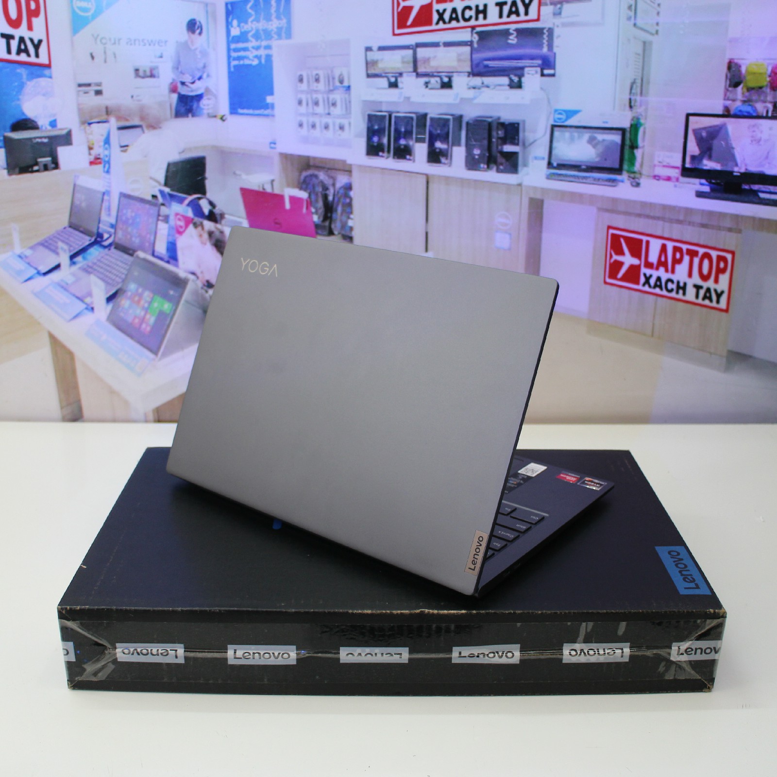 Laptop Lenovo Yoga Slim 7 Pro 14Ach5 Amd Ryzen 9 5900Hs Ram 16Gb   512Gb  Nvidia Geforce Mx450 - Laptop Xách Tay Shop