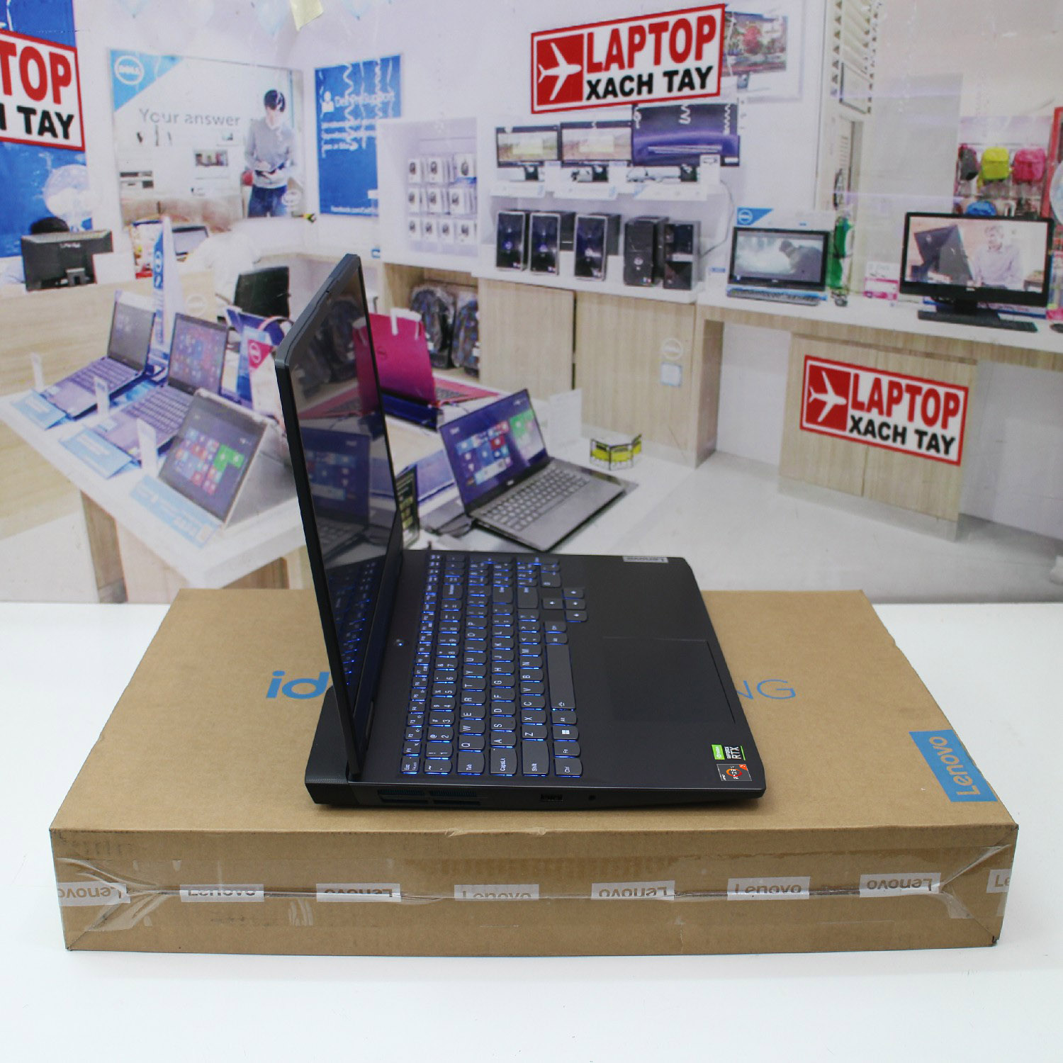 Laptop Lenovo Ideapad Gaming 15Arh7 R7 6800H Ram 16Gb 512Gb Fhd  120Hz Nvidia Geforce Rtx 3050 4Gb Gddr6 Laptop Xách Tay Shop