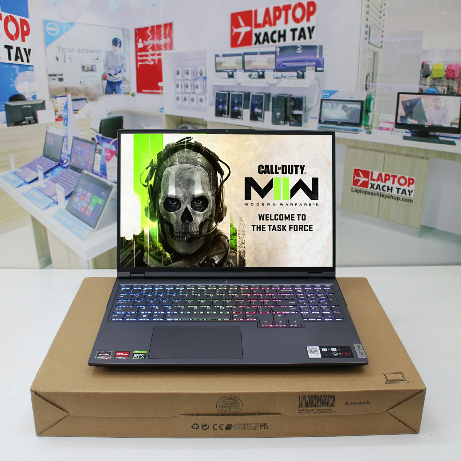 Laptop Lenovo Legion 5 Pro 16Iah7H Amd Ryzen 7 6800H Ram 16Gb  1Tb 2K  Nvidia Geforce Rtx 3060 6Gb Gddr6 - Laptop Xách Tay Shop
