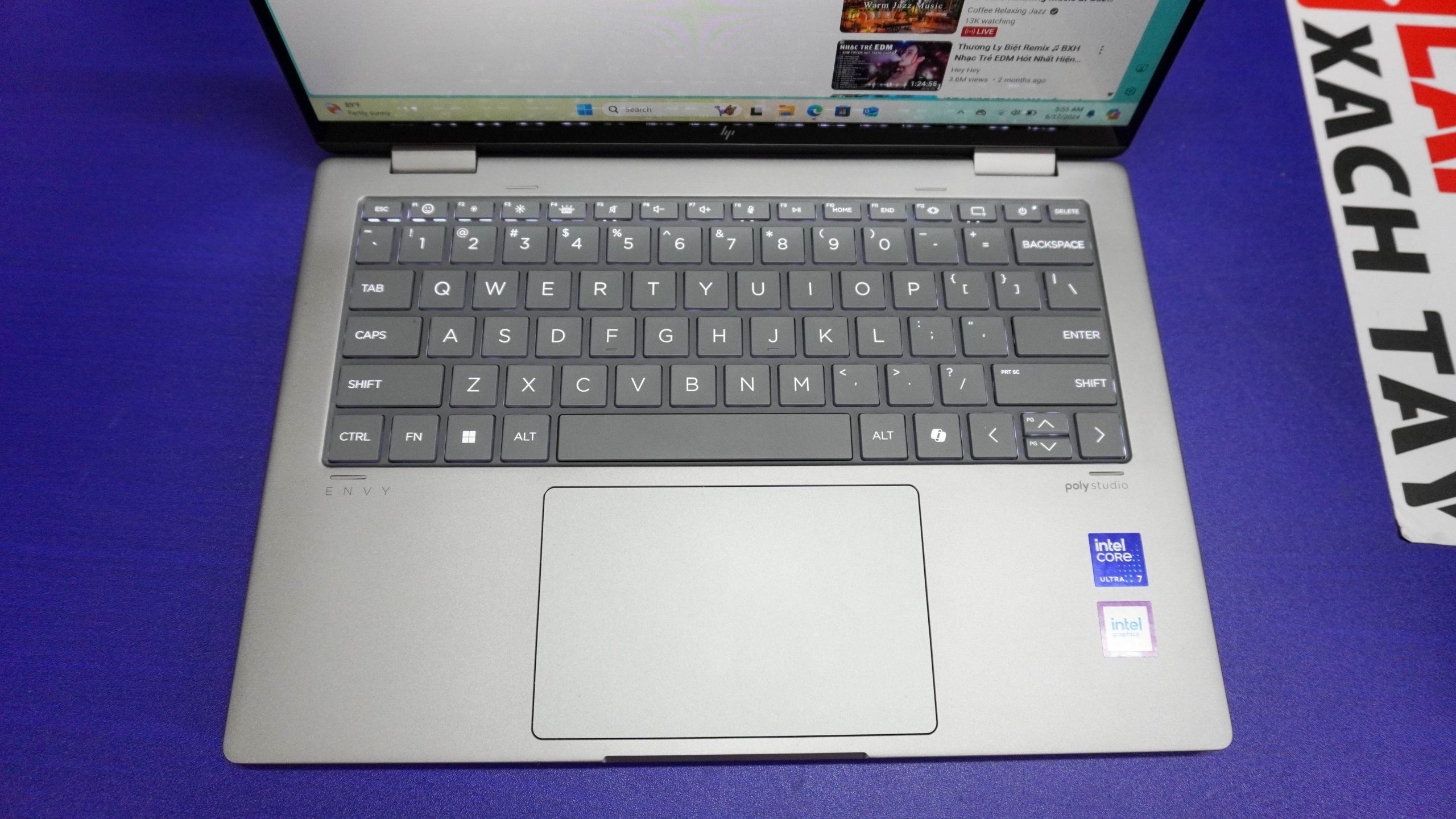 [Review] Đánh giá Laptop HP ENVY X360 2 in 1 14 FC0023DX Ultra 7: Thiết kế sang trọng!