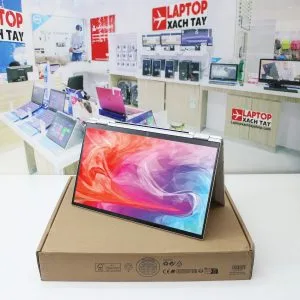 Laptop HP EliteBook X360 1040 G8 i7 1185G7 RAM 32GB FHD Cảm ứng lật xoay 360 độ | Hàng xách tay 99%