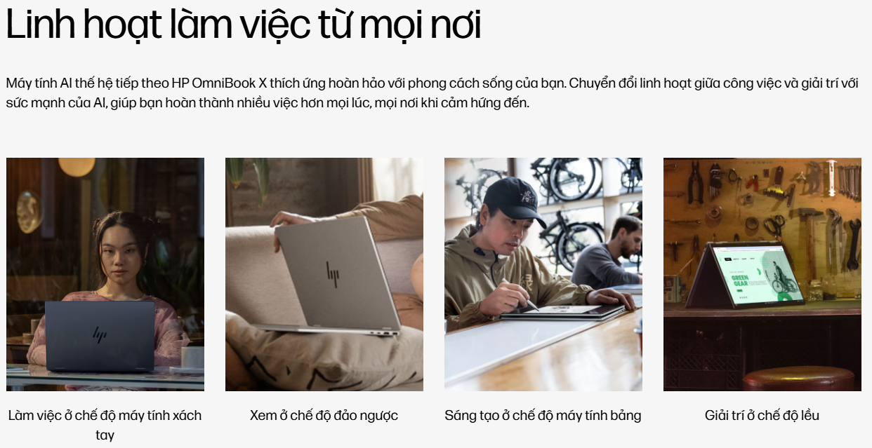 Đánh giá HP OmniBook X Flip 14 2 in 1 :Laptop mỏng nhẹ cao cấp cho doanh nhân 2025