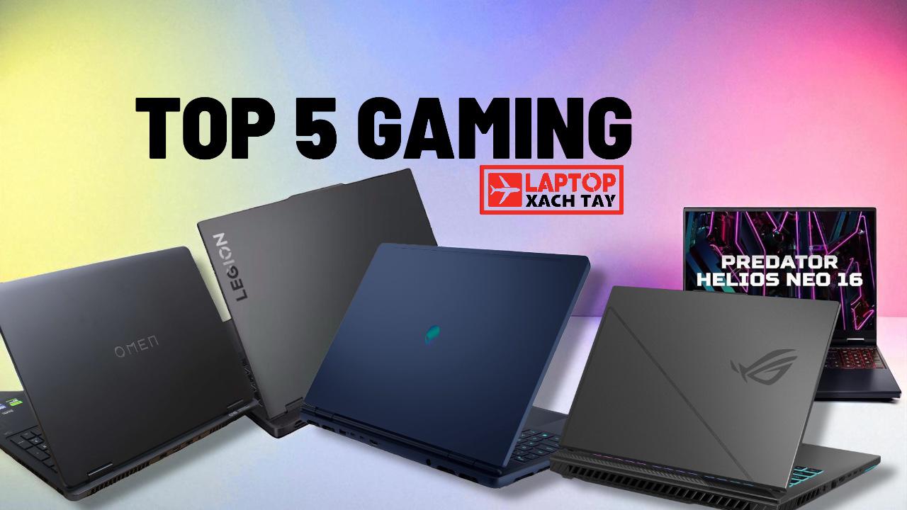 Top 5 Laptop Gaming cao cấp 2025 đáng mua nhất tại Laptopxachtayshop tháng 10