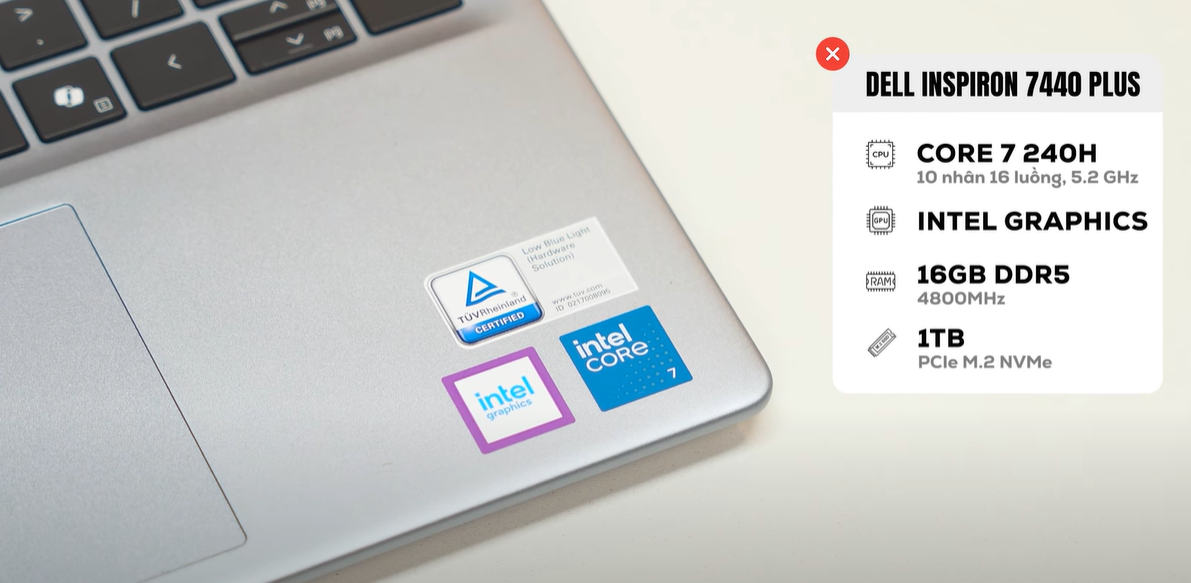 Đánh giá chi tiết Laptop Dell Inspiron 14 Plus 7440F: Khi Hiệu Năng Đỉnh Cao Gói Gọn Trong Sự Tinh Tế