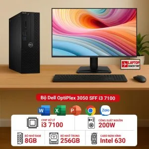 Máy tính bộ Dell Optiplex 3050 SFF i3 7100 RAM 8GB M2.SSD 256GB