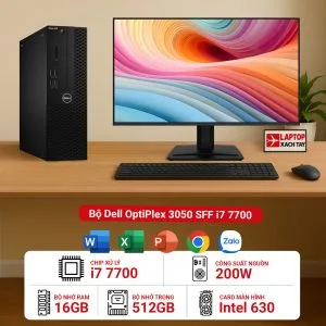 Máy tính bộ Dell Optiplex 3050 SFF i7 7700 RAM 16GB M2.SSD 512GB