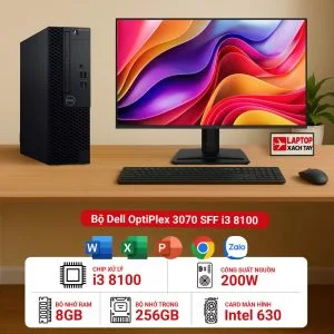 Máy tính bộ Dell Optiplex 3070 SFF i3 8100 RAM 8GB M2.SSD 256GB