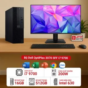 Máy tính bộ Dell Optiplex 3070 SFF i7 9700 RAM 16GB M2.SSD 512GB