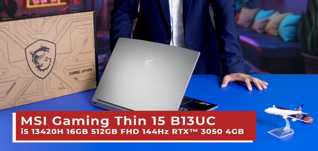 Đánh Giá MSI Gaming Thin 15 B13UC: Laptop Gaming Giá Rẻ Cho Sinh Viên không thể bỏ qua